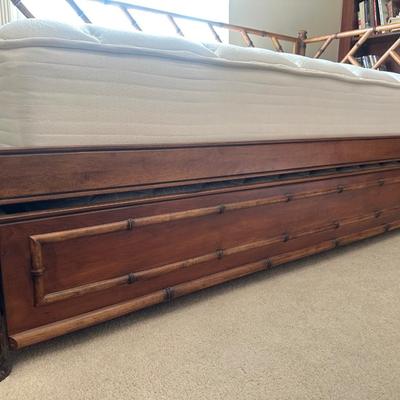 Bamboo Style Daybed with Trundle