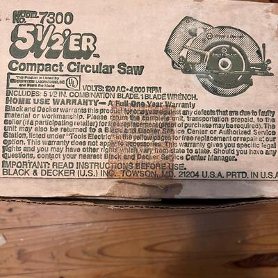 Retro Black & Decker Tools Complete W/ Original Boxes Plus Newer 3/8-in. Drill (B1-RG)
