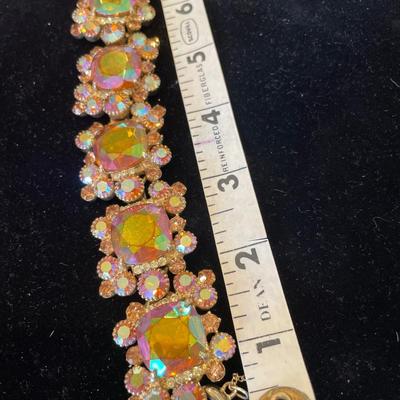 Stunning possible Juliana rhinestone bracelet