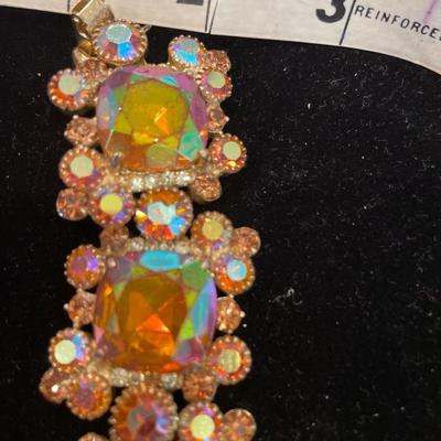Stunning possible Juliana rhinestone bracelet