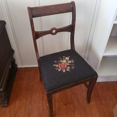 Embroidered Chair, Footstool and More (LR-KD)