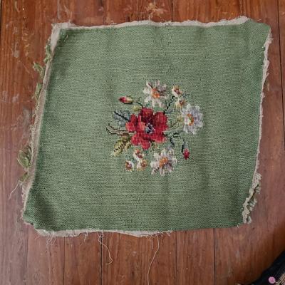 Embroidered Chair, Footstool and More (LR-KD)