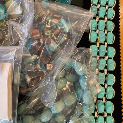 Blues and green jewelry