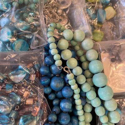 Blues and green jewelry