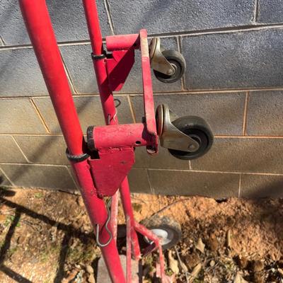 Werner 6’ Ladder, Hand Truck & Plastic Shelving Unit (Y-MG)