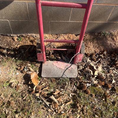 Werner 6’ Ladder, Hand Truck & Plastic Shelving Unit (Y-MG)