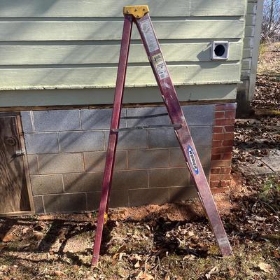 Werner 6’ Ladder, Hand Truck & Plastic Shelving Unit (Y-MG)