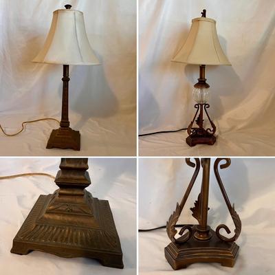 Pair of Table Lamps (B1-RG)