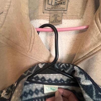 Men’s LL Bean Fleeces, Pants, Cardigan & More- S/M Size (B1-RG)