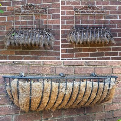 Three Hanging Metal Planters (Y-EL)