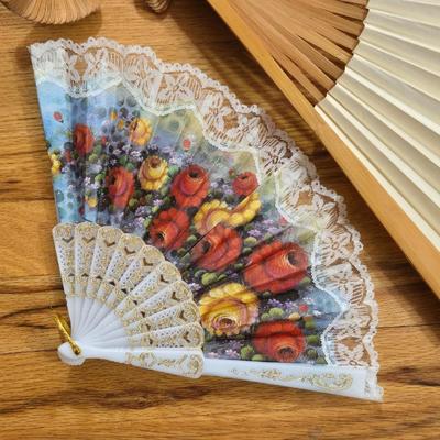 Fans Lot - 2 large, 1 Spanish, 1 Asian
