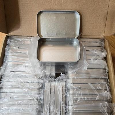 New in the Box 22 Rectangular Metal Tins
