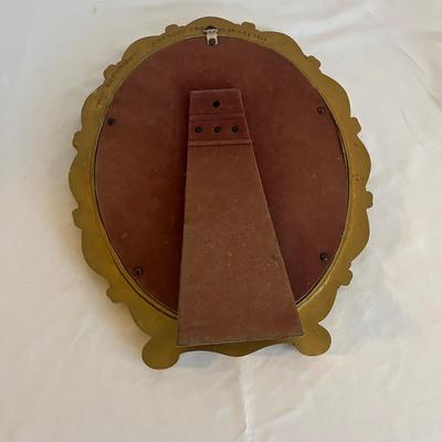 Howard Miller Mantel Clock & Syroco Mirror (K-MG)