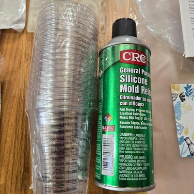 New Resin Molds, Spray, Cups, Epoxy Resin & Hardener