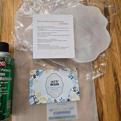 New Resin Molds, Spray, Cups, Epoxy Resin & Hardener
