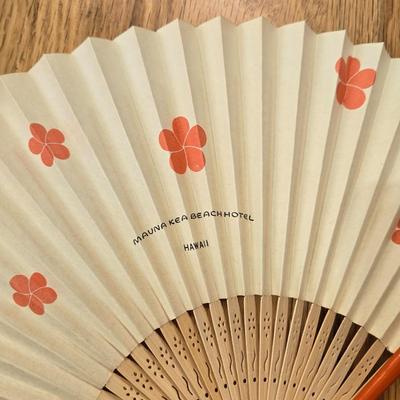 (4) Fans - American Flag, Heart, Hawaii, and Asian Fans