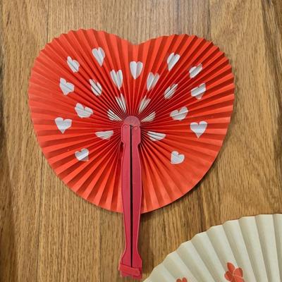 (4) Fans - American Flag, Heart, Hawaii, and Asian Fans