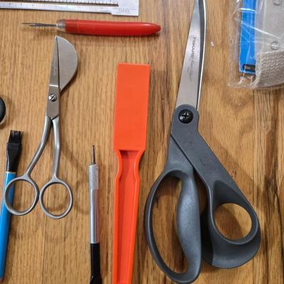 Sewing Lot - Thread, Scissors & more
