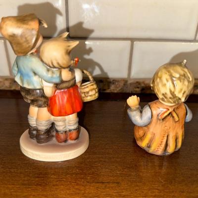 Vintage Hummel Girl and Boy Surprise 943/0 and Hummel #478 "Hello I'm Here"