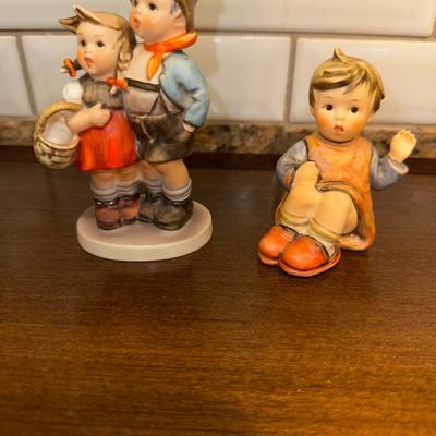 Vintage Hummel Girl and Boy Surprise 943/0 and Hummel #478 "Hello I'm Here"