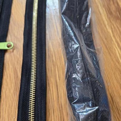 Sewing Lot- Zippers, Piping, Ribbon, Shirt Lights & More