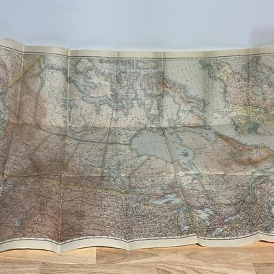 1936 Map of Canada, and portion of the US