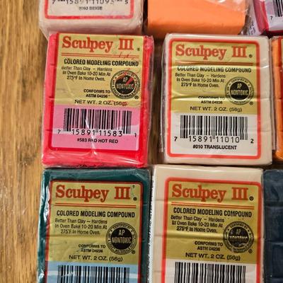 New Sculpty Clay Lot #1