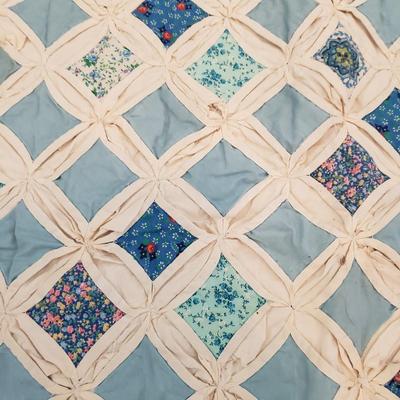 Six Vintage Handmade Quilts (B1-KD)