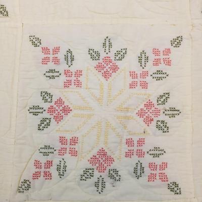 Six Vintage Handmade Quilts (B1-KD)