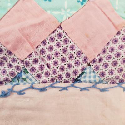 Six Vintage Handmade Quilts (B1-KD)