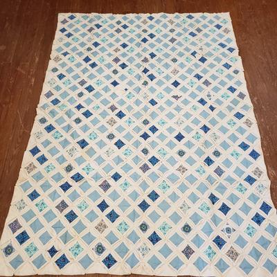 Six Vintage Handmade Quilts (B1-KD)