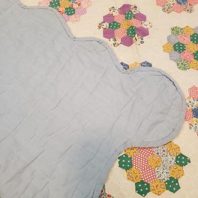 Six Vintage Handmade Quilts (B1-KD)