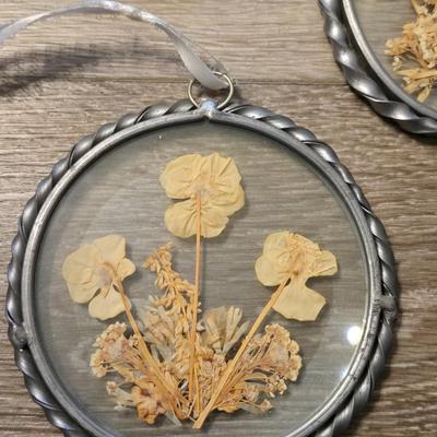 Large Pressed Flower Light Catchers