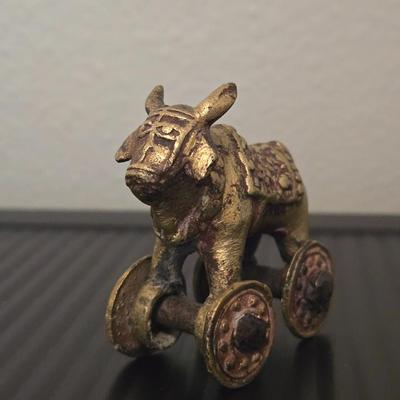 Antique Brass Child's Toy