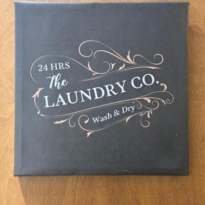 Canvas Laundry Print