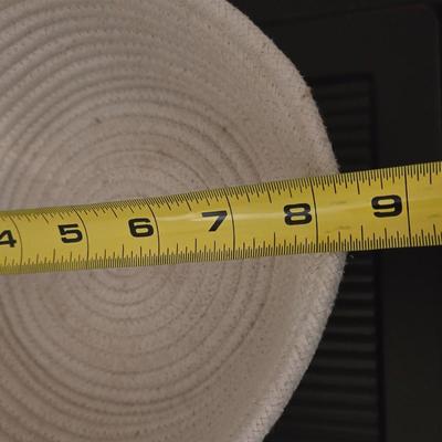 (2) Nesting Woven Rope Baskets