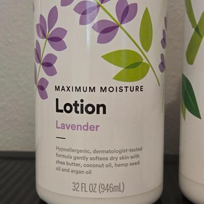 (2) Large Bottles of World Market Lotions