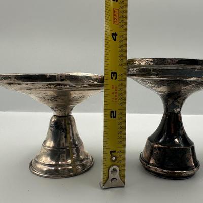 Sterling Weighted Candle Holders