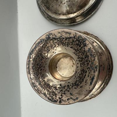 Sterling Weighted Candle Holders