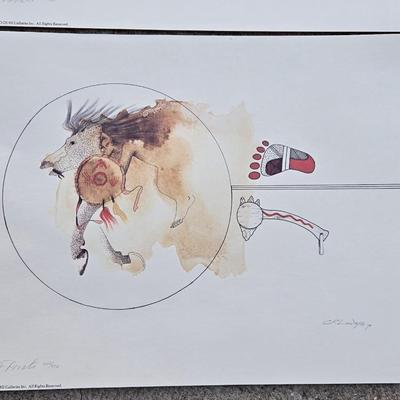 (4) Charles Lavato Double Signed & #ed Prints