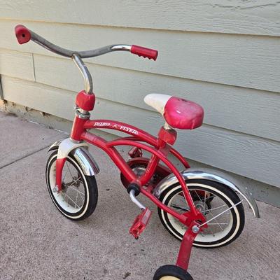 Vintage Radio Flyer Bike with Training Wheels