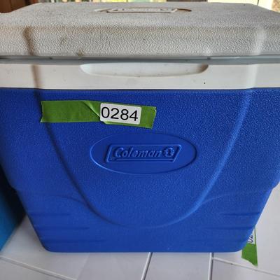 2 Small Coleman Rubbermaid Cooler Ice Chest