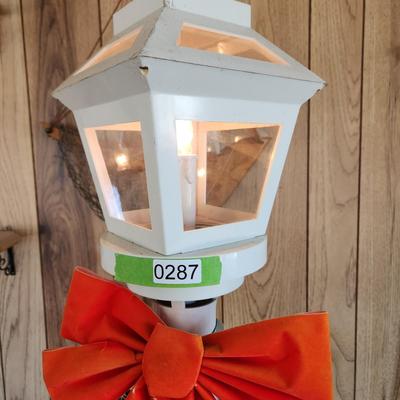 6ft Holiday Decor Light Post