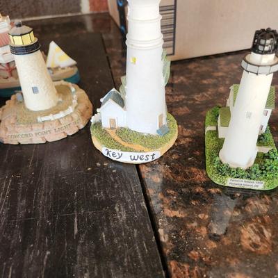 Lot of 16 Light Houses Key West Ocean City MD Spoontiques