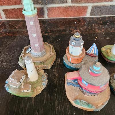 Lot of 16 Light Houses Key West Ocean City MD Spoontiques