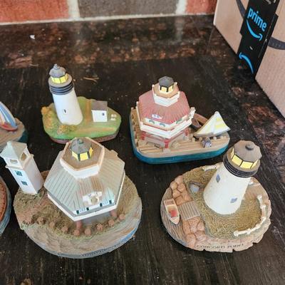 Lot of 16 Light Houses Key West Ocean City MD Spoontiques