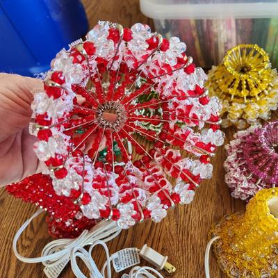 6 Crafter Handmade Decorative Bead Lamps