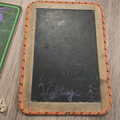 Antique Toy and Chalkboards