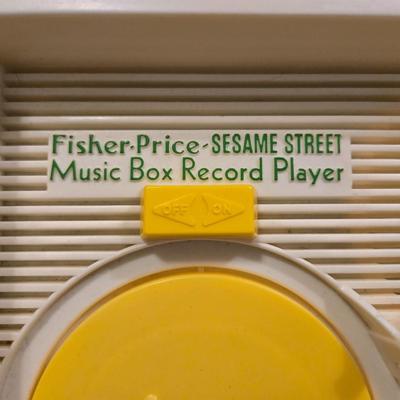 Vintage Sesame Street Fisher Price Record Player