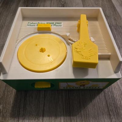 Vintage Sesame Street Fisher Price Record Player